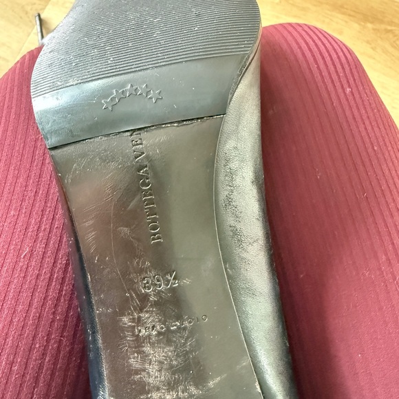 Bottega Veneta Black Wrapped Leather Pointed Toe Pumps 39.5 - Picture 8 of 11